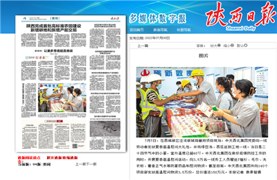 尊龙·Z6西北集团珑樾府项目高温慰问——《陕西日报》